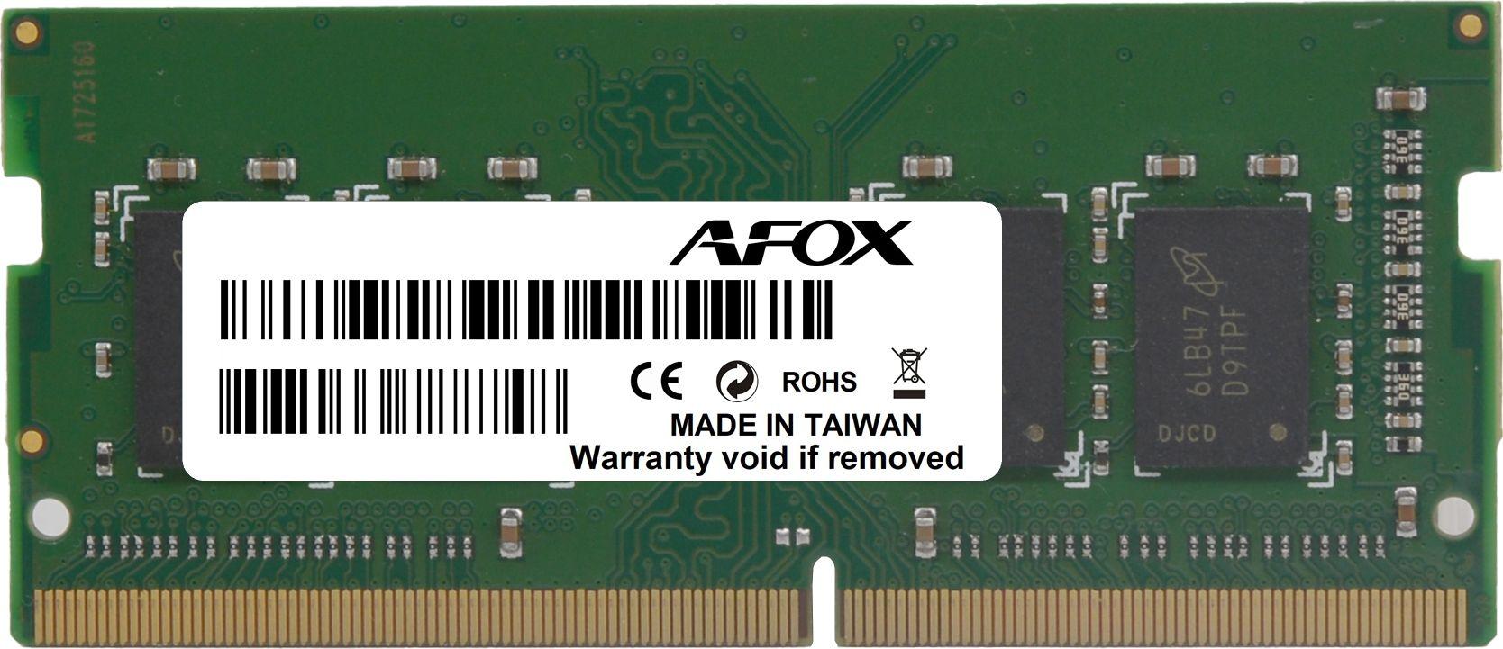 AFOX SO-DIMM DDR3 8GB atminties modulis 1333 MHz LV 1,35V