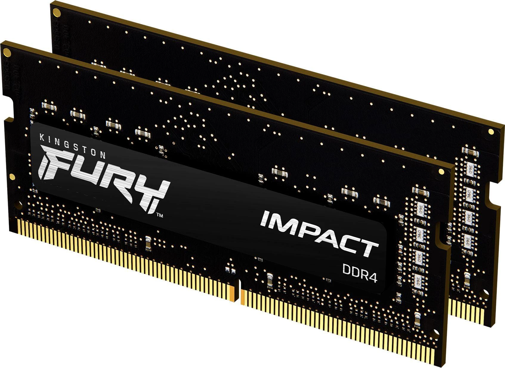 Nešiojamo kompiuterio atmintis HyperX Kingstonas | Fury Impact | 2x8 GB | SODIMM | 3200 MHz | Užrašų knygelė | Registracijos Nr. | ECC Nr