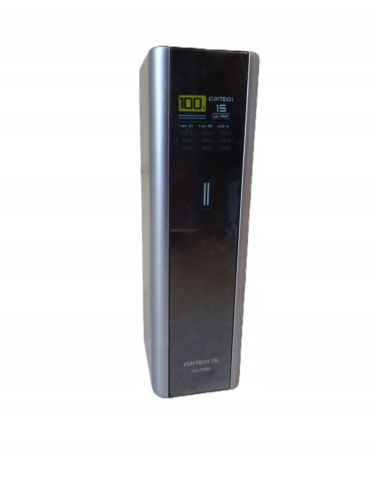 Powerbank Cuktech CKPB200UGLGR 210W 20000mAh 2 x USB-C 1 x USB-A – pilkos spalvos