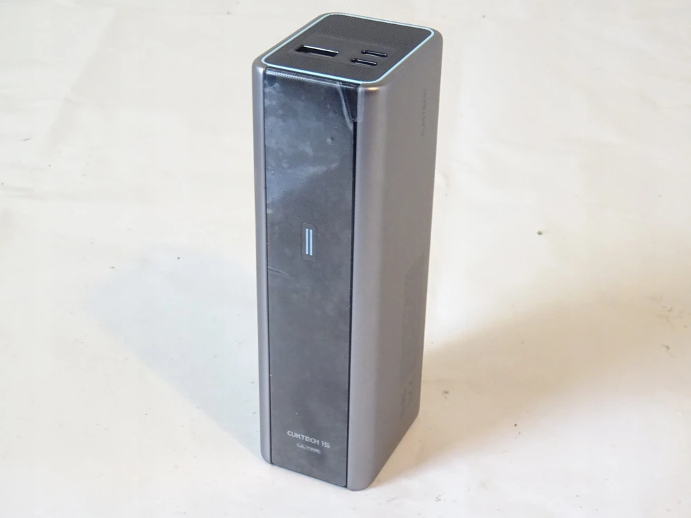 Powerbank Cuktech CKPB200UGLGR 210W 20000mAh 2 x USB-C 1 x USB-A – pilkos spalvos