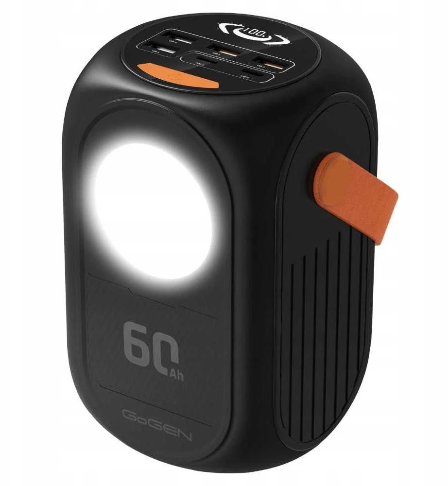 Išorinė baterija GoGen PB600001B, 60000 mAh, juoda