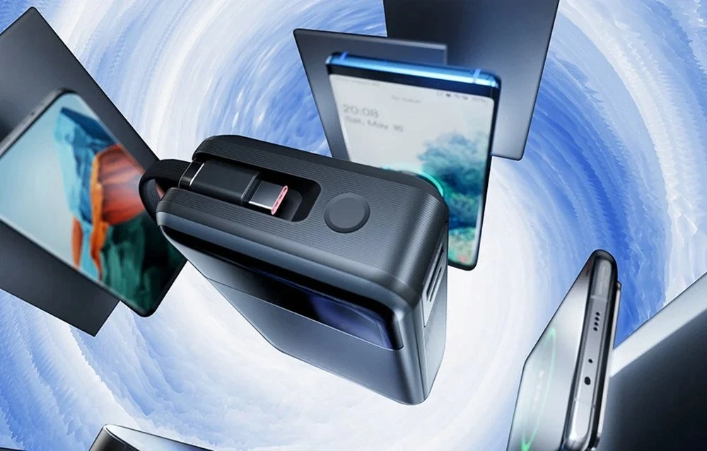 „Vention“ 20000 mAh 65 W išorinė baterija su USB-C laidu