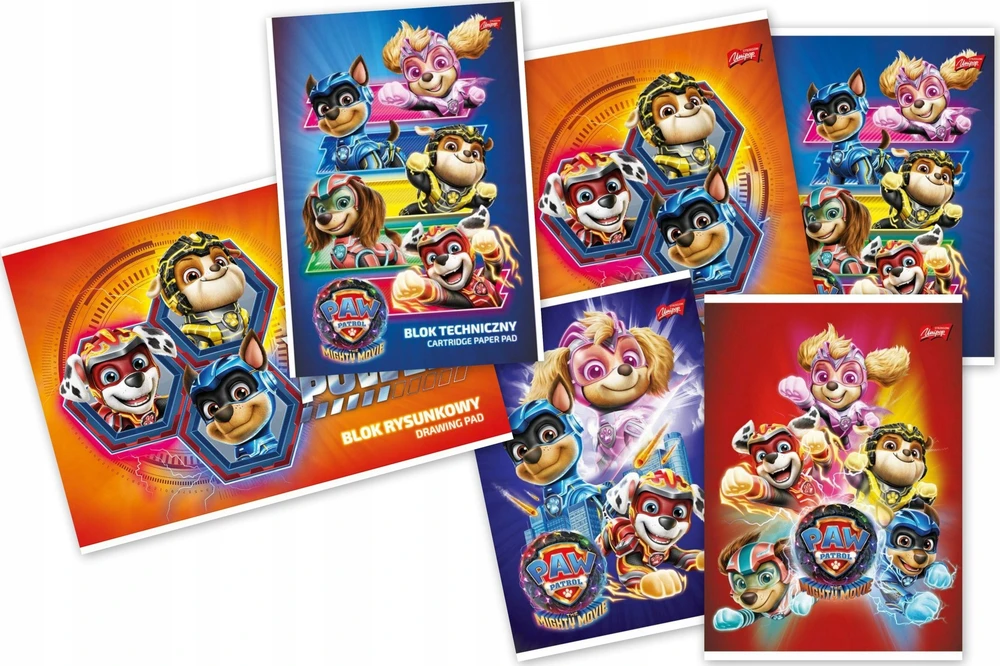 Nešiojamojo kompiuterio A5/16K Paw Patrol tinklelis (15 vnt.)