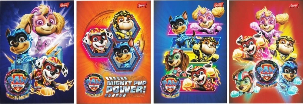 Nešiojamojo kompiuterio A5/16K Paw Patrol tinklelis (15 vnt.)
