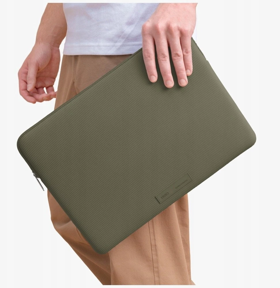 Nešiojamas kompiuteris Sleeve UNIQ Cyprus Ridge Edition 14″ waterproof neoprene žalias