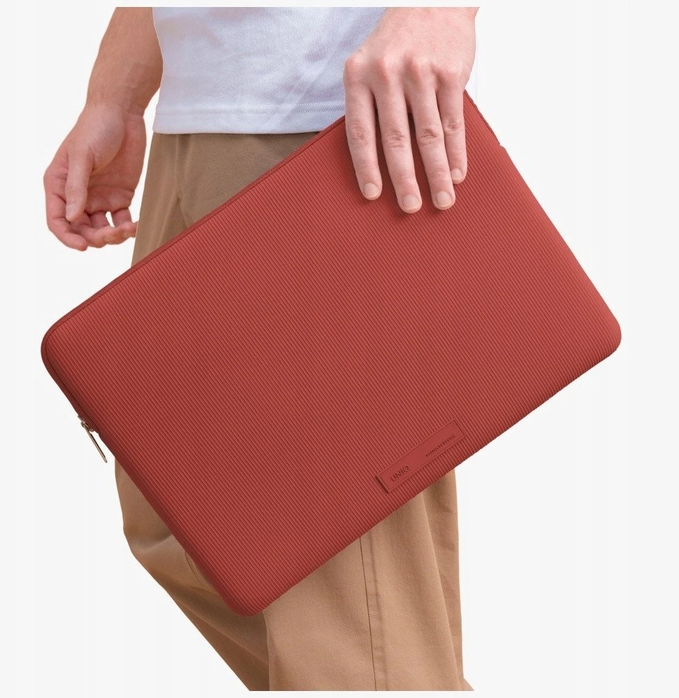 Nešiojamas kompiuteris Sleeve UNIQ Cyprus Ridge Edition 14″ waterproof neoprene red