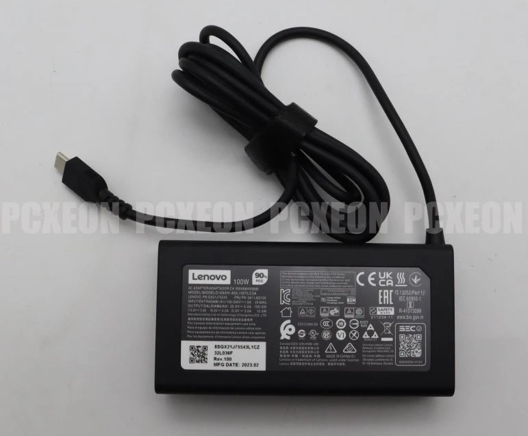 Nešiojamojo kompiuterio maitinimo adapteris Lenovo 100 W, 20 V (100W USB-C AC adapter for)