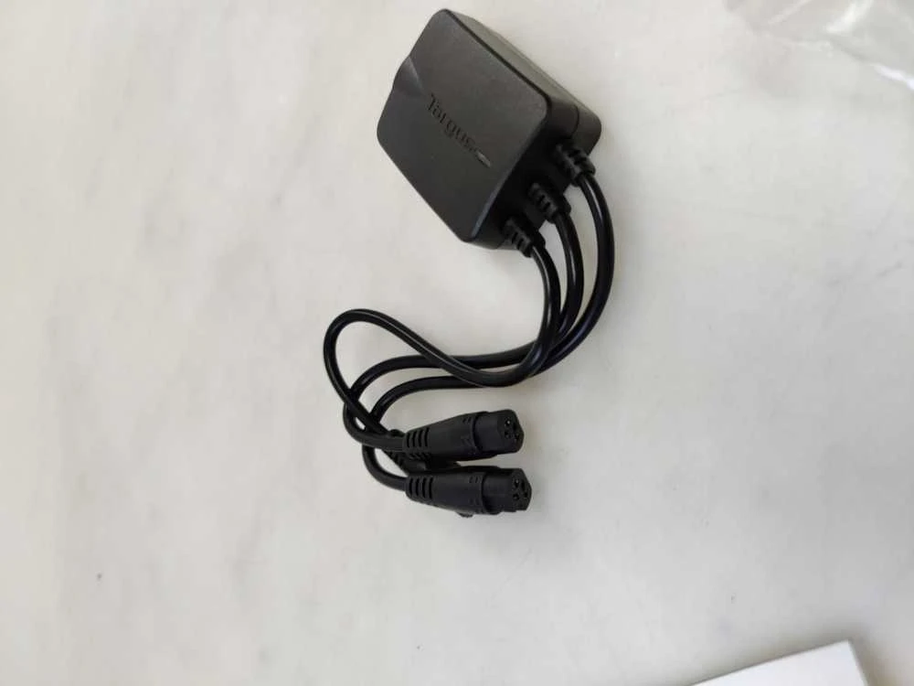 TARGUS 3-WAY DC CHARGING HYDRA CABLE 3 PIN Juodas