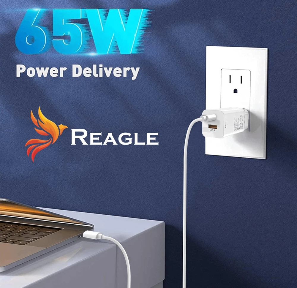 Nešiojamojo kompiuterio maitinimo adapteris Reagle 65 W,