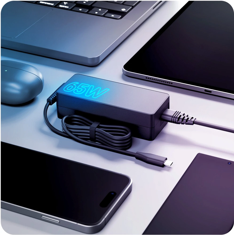 3mk HARDY 65W do IBM /Lenovo / Huawei / HP / Asus / Acer / Toshiba 20V USB-C/DC 5.5x2.5mm