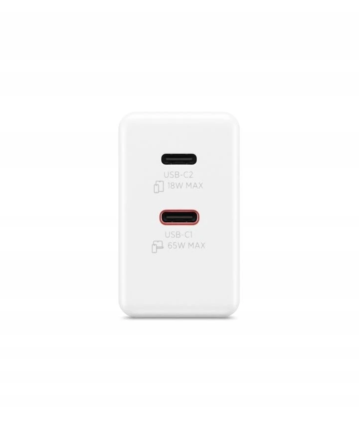 „Lenovo“ dvigubas USB-C 65 W GaN įkroviklis | USB-C | 65 W | Įkroviklis