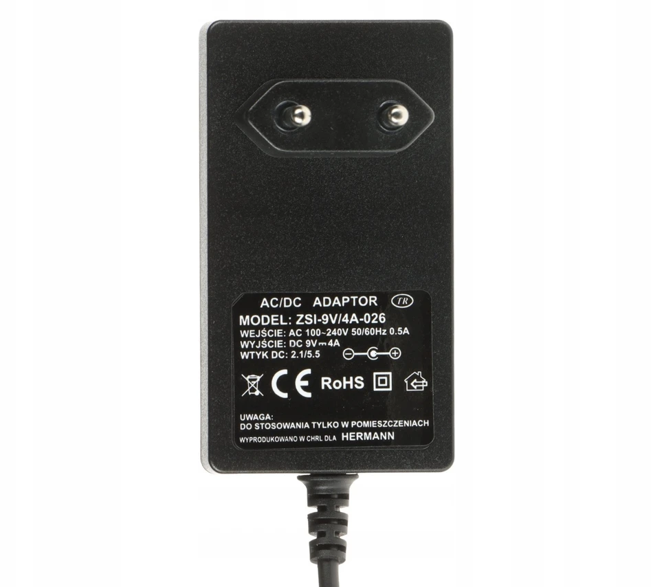 TST MAITINIMO BLOKAS 9V/4A/5.5-V2