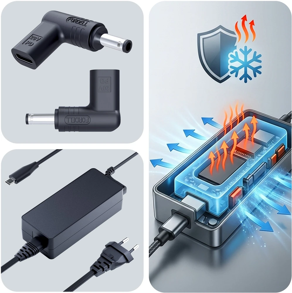 Canyon 3mk HARDY 65W do Dell 20V USB-C/DC 4.5 x 3.0