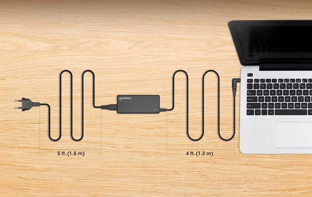 Nešiojamojo kompiuterio maitinimo adapteris Manhattan 60 W, Wiele wtyczek, 4 A, 20 V (180962)
