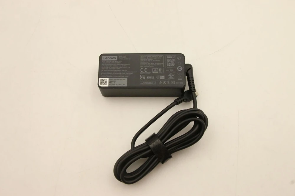 Nešiojamojo kompiuterio maitinimo adapteris Lenovo 45 W, (45W USB-C Power Adapteris with)