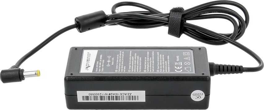 Nešiojamojo kompiuterio maitinimo adapteris Movano 65 W, 1.7 mm, 3.42 A, 19 V (ZZ/ACE19342)