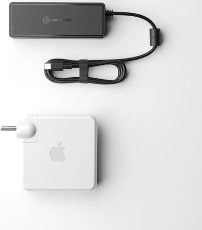Nešiojamojo kompiuterio maitinimo adapteris Alogic Alogic Ladegerät Inline USB-C GaN 100W