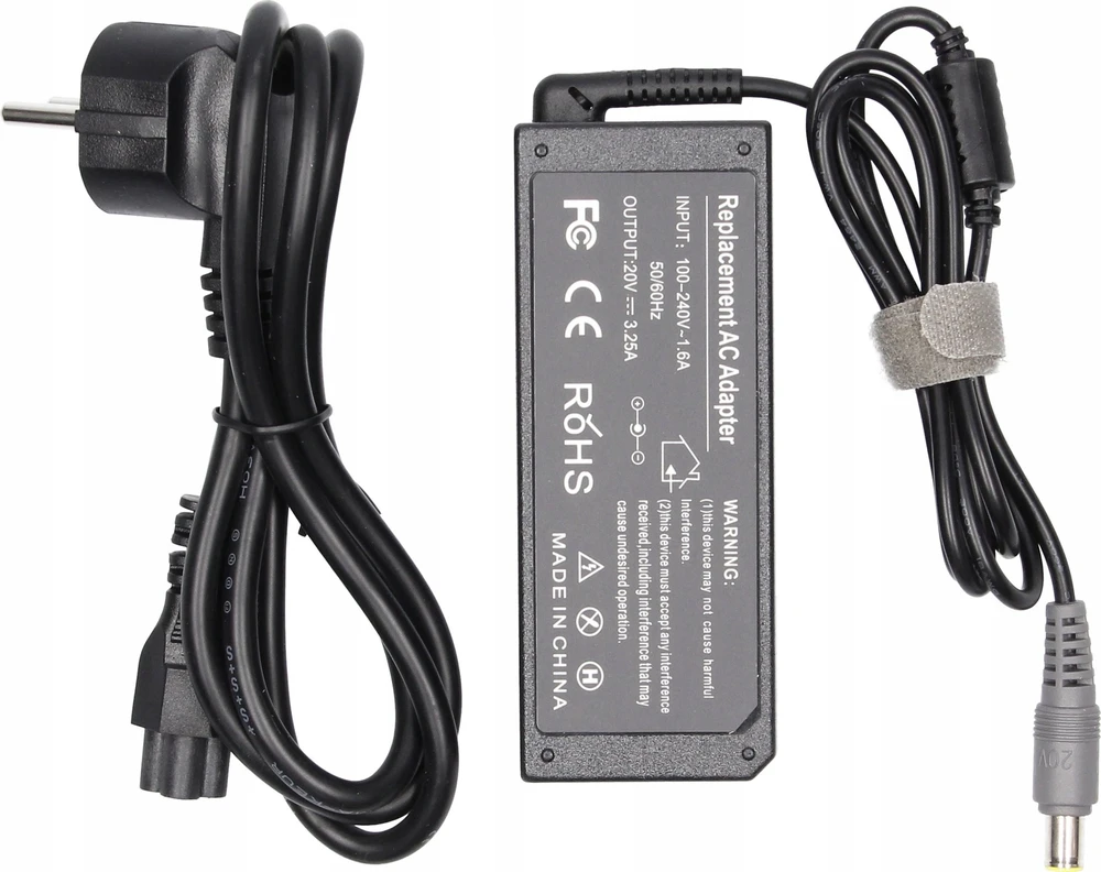 Nešiojamojo kompiuterio maitinimo adapteris Lenovo 65 W, 20 V (AC Adapteris 65W)