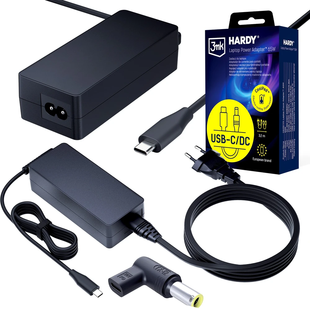 3mk HARDY 65W do IBM/Lenovo 20V USB-C/DC 7.9 x 5.5mm
