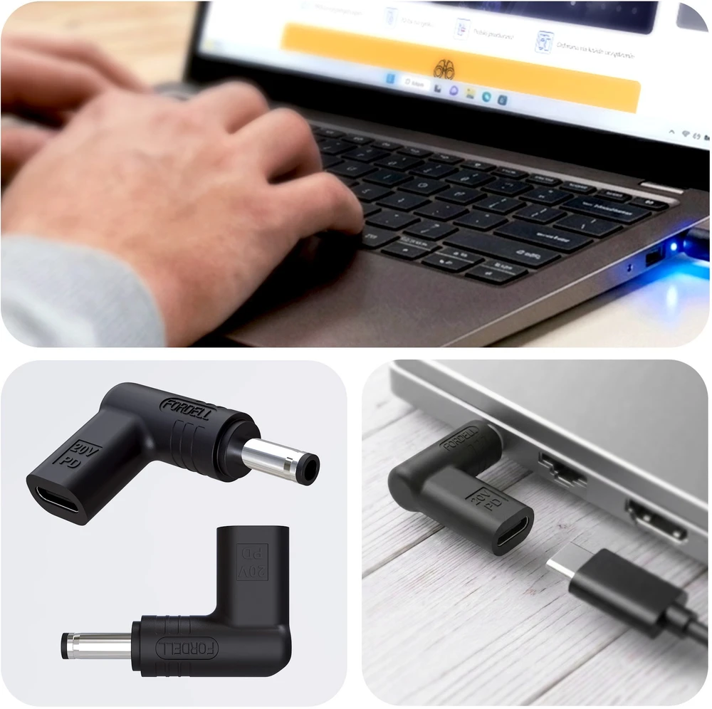 Canyon 3mk HARDY 65W do Dell 20V USB-C/DC 4.5 x 3.0