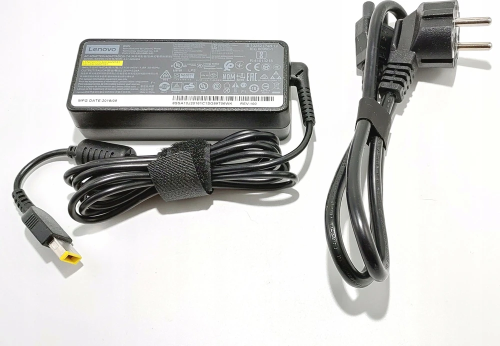 Nešiojamojo kompiuterio maitinimo adapteris Lenovo 65 W, 20 V (AC Adapteris 65W)