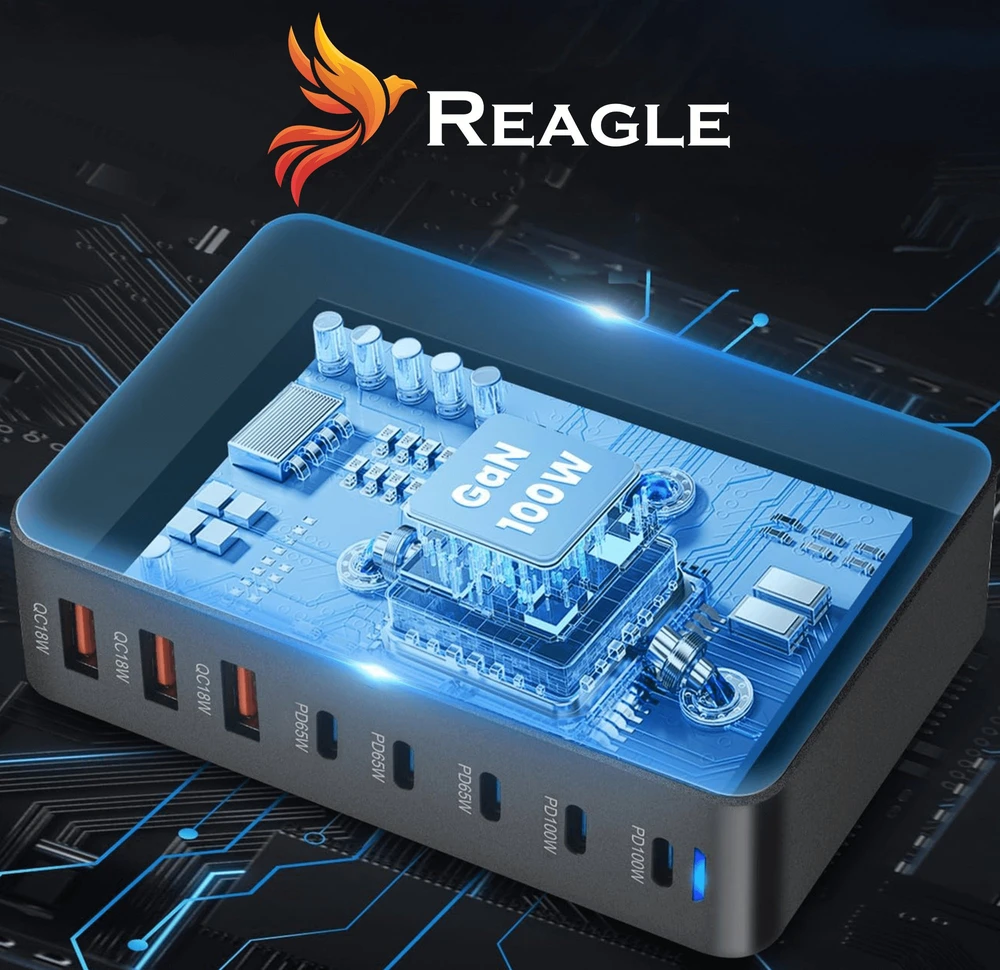 Nešiojamojo kompiuterio maitinimo adapteris Reagle 440 W,