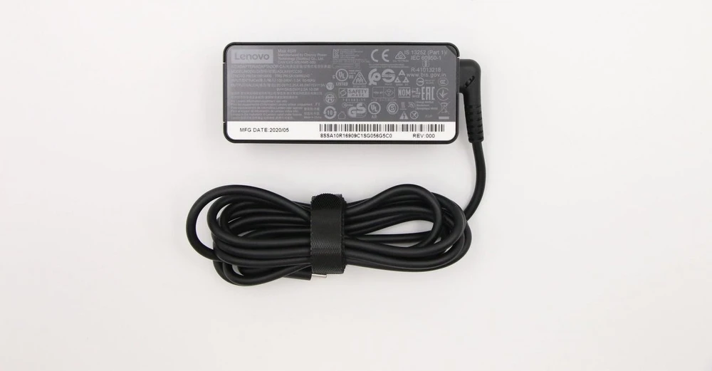 Nešiojamojo kompiuterio maitinimo adapteris Lenovo 45 W, 2.25 A, 20 V (45W USB-C AC adapter for)