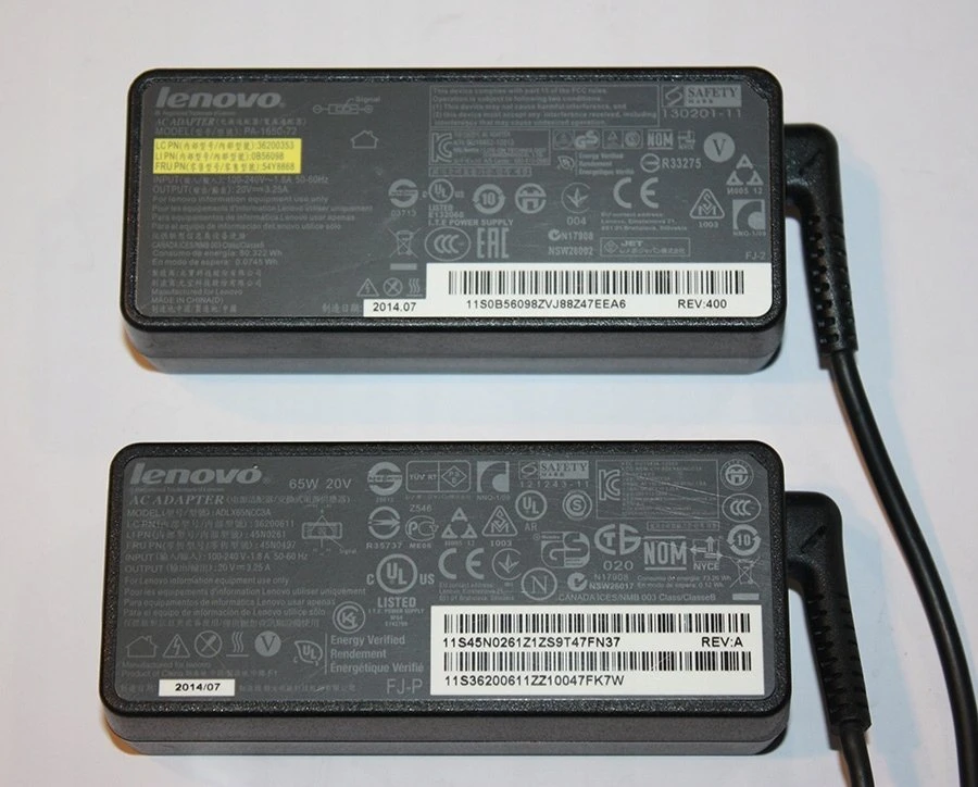Nešiojamojo kompiuterio maitinimo adapteris Lenovo 65 W, 20 V (AC Adapteris 65W)