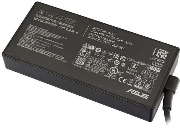 Nešiojamojo kompiuterio maitinimo adapteris Asus ADAPTER 200W 20V 3P(RECTANGLE)