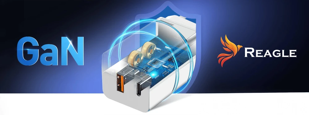 Nešiojamojo kompiuterio maitinimo adapteris Reagle 65 W,