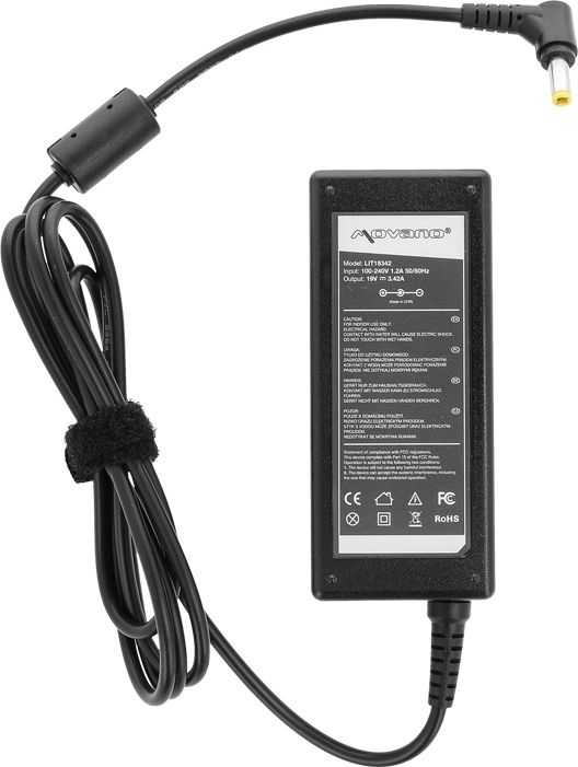 Nešiojamojo kompiuterio maitinimo adapteris Movano 65 W, 2.5 mm, 3.42 A, 19 V (ZZ/LIT19342)