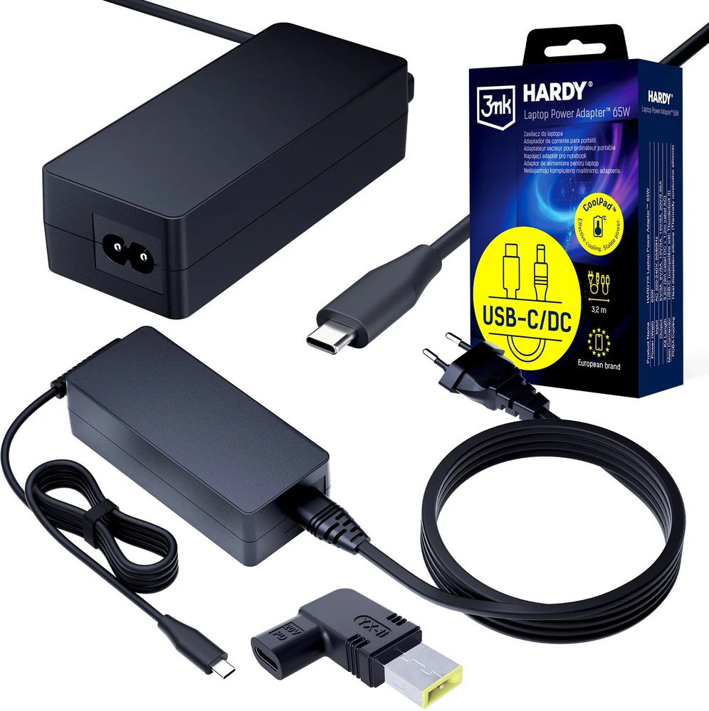 3mk HARDY 65W do Lenovo 20V USB-C/DC 11 x 4.5 slim