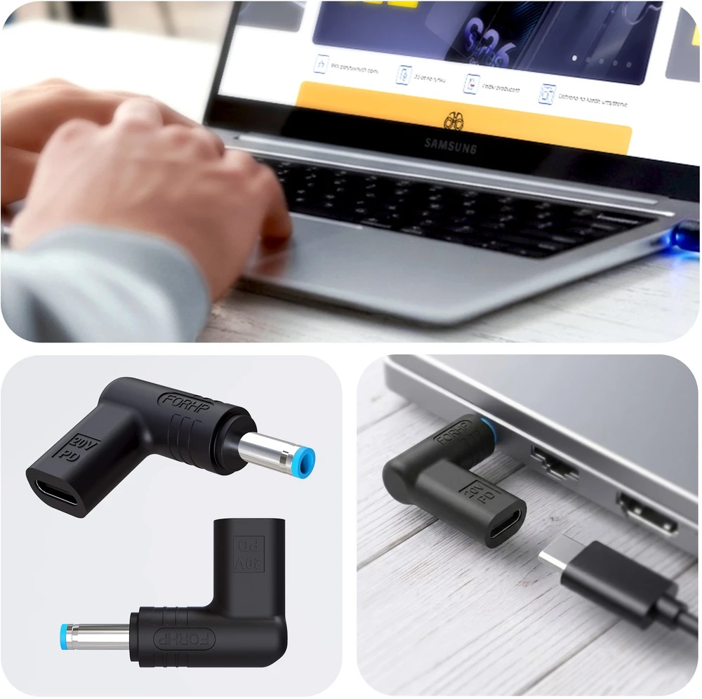 3mk HARDY 65W do HP 20V USB-C/DC 4.5 x 3.0