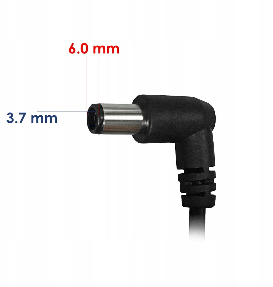 Nešiojamojo kompiuterio pakrovėjas Akyga AK-ND-87 (20V / 10A 200W 6.0 X 3.7MM) HP / COMPAQ 1.2m