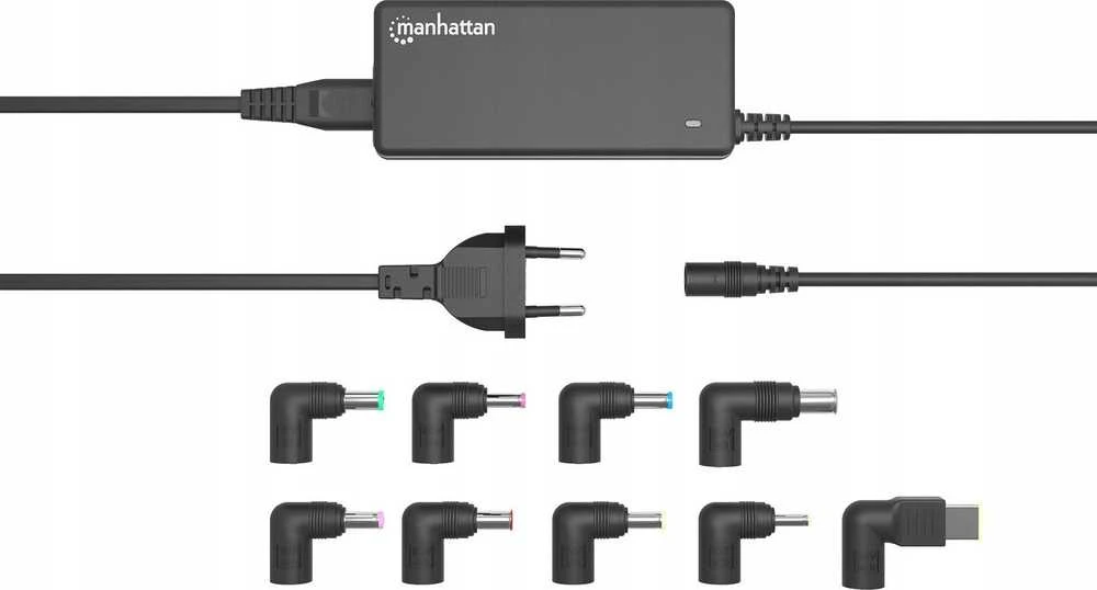 Nešiojamojo kompiuterio maitinimo adapteris Manhattan 60 W, Wiele wtyczek, 4 A, 20 V (180962)