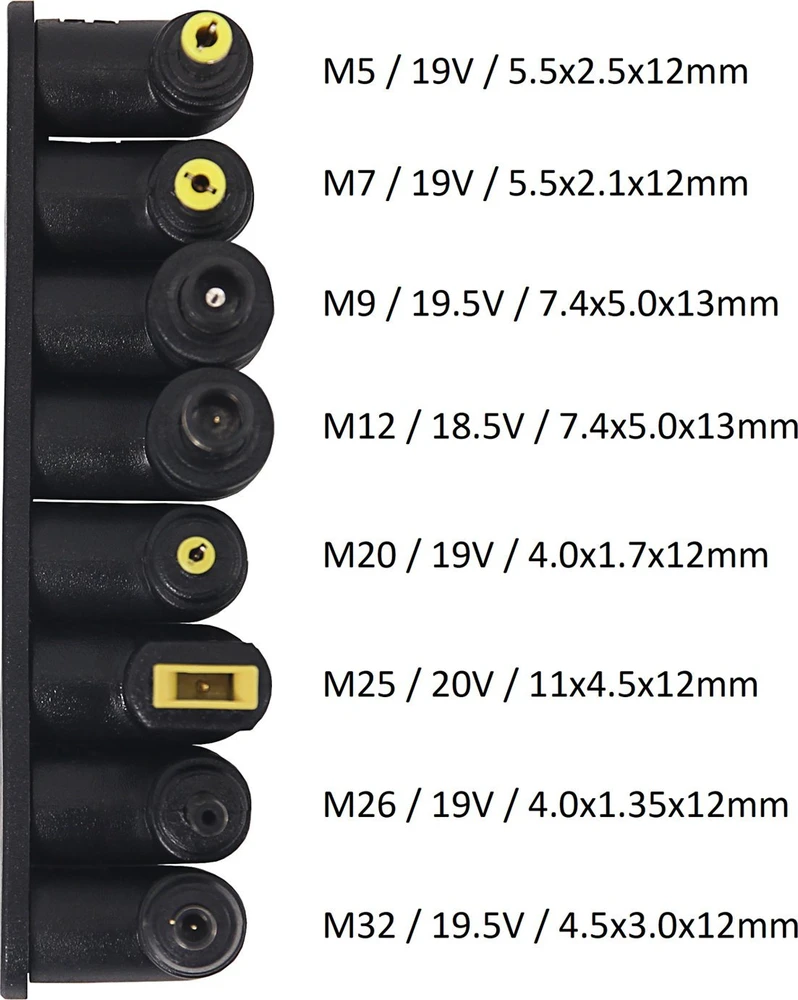 Nešiojamojo kompiuterio maitinimo adapteris Patona 90 W, (2581)