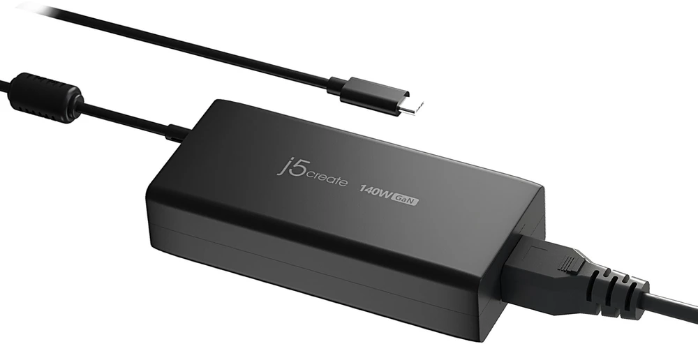 Nezatříděno Nešiojamojo kompiuterio maitinimo adapteris j5create 140 W, (JUP17140-EN)