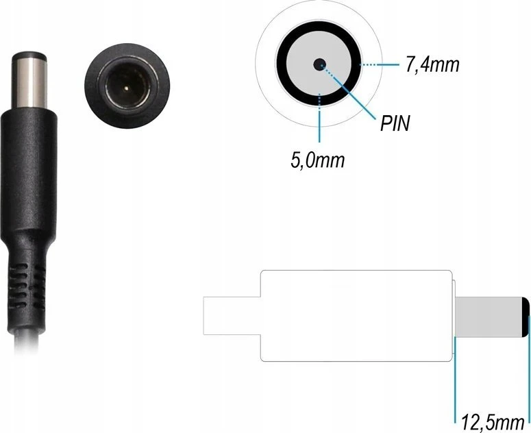 Nešiojamojo kompiuterio maitinimo adapteris Dell 90 W, 4.62 A, 19.5 V (NRFT6)