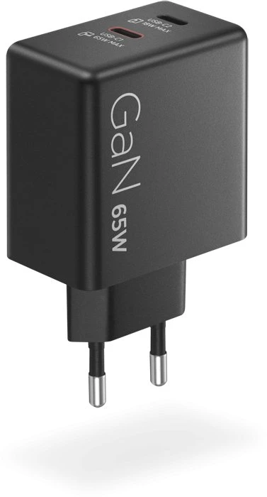 Lenovo dvigubas USB-C 65 W GaN įkroviklis – ES | Įkroviklis | USB-C