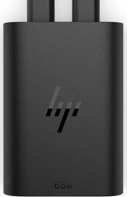HP 65W įkroviklis su centriniu logotipu