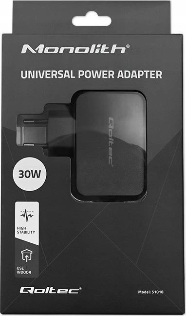 Qoltec Universal 30W | 8 papildiniai