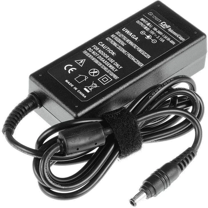 Green Cell Žalias Cell nešiojamojo kompiuterio kintamosios srovės adapteris 60 W 3 mm 3,2 A 19 V (AD20-P)