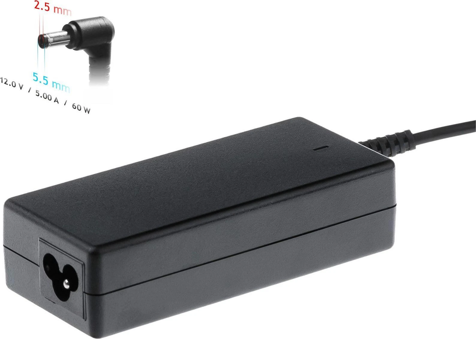 Akyga AK-ND-30 maitinimo adapteris su L formos jungtimi