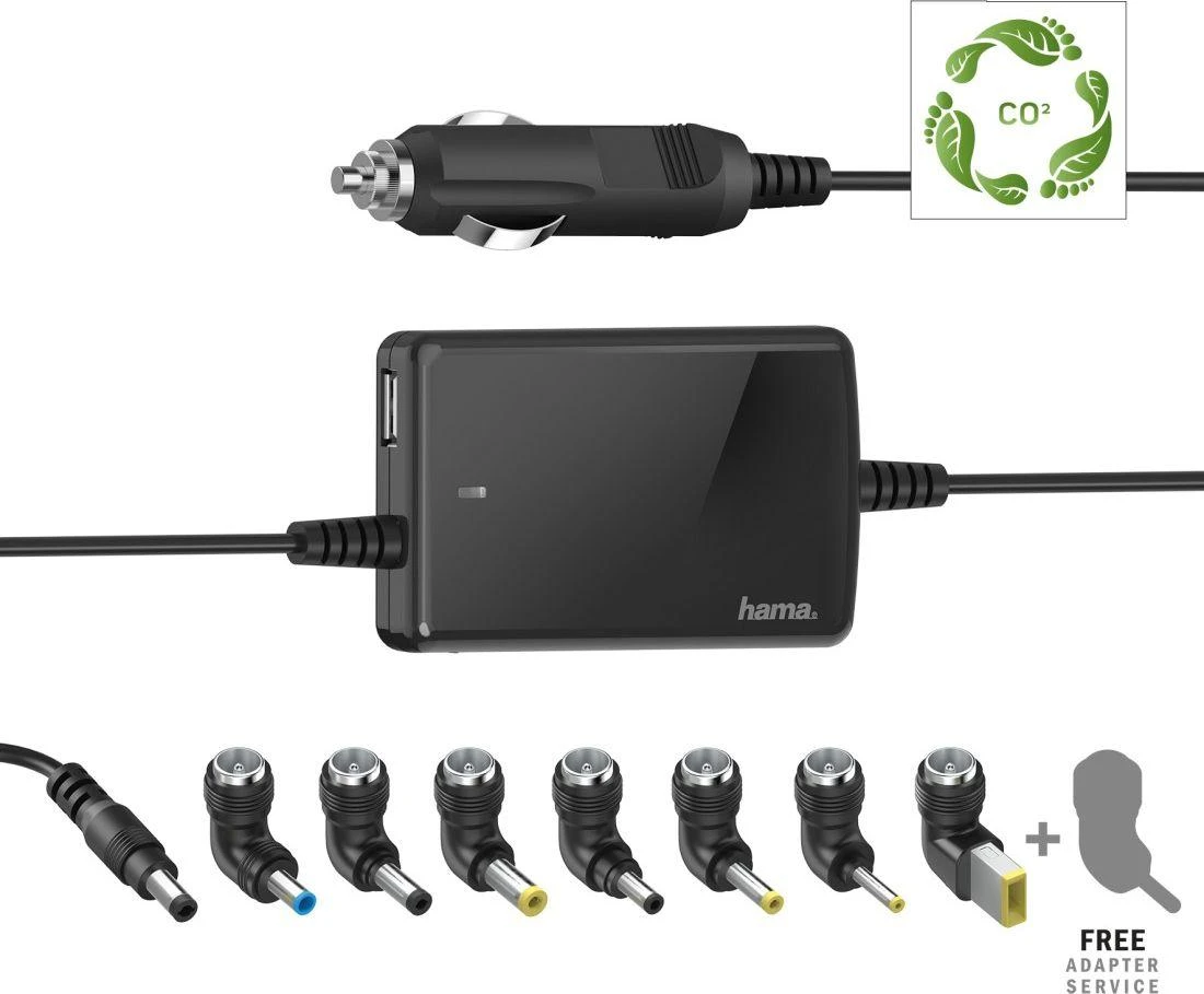 Hama Maitinimo šaltinis automobilinis do notebooka 15-19V/70W