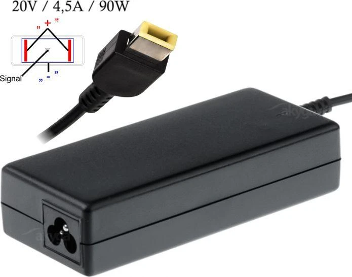 Nešiojamojo kompiuterio pakrovėjas Akyga AK-ND-29 (20V / 4.5A 90W) Slim Tip LENOVO 1.2m