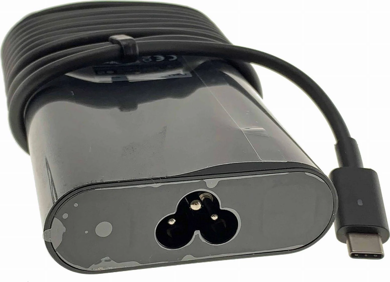 Dell 90W įkroviklis su USB-C jungtimi ir trijų kontaktų lizdu