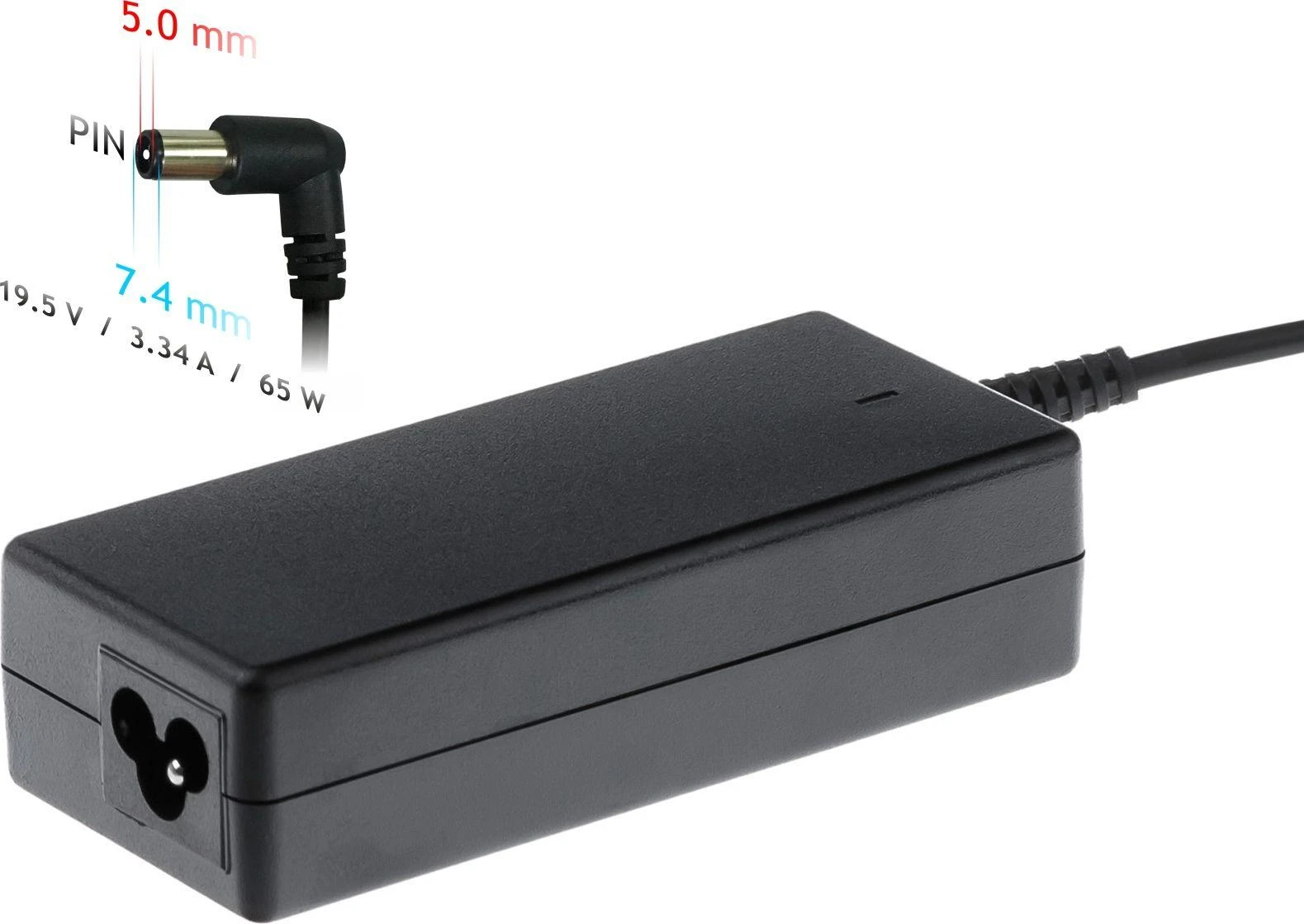 Nešiojamojo kompiuterio adapteris AKYGA Dedicated AK-ND-05 DELL 19V/3.34A 65W 7.4x5x0.6 mm