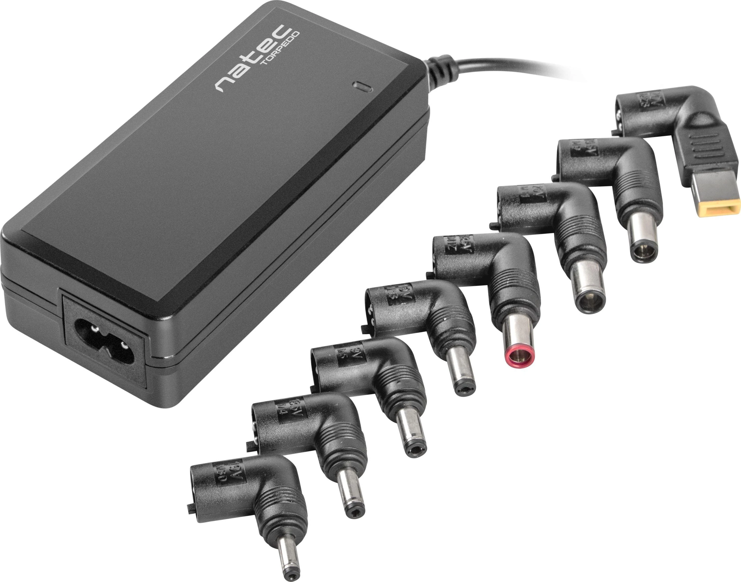 NATEC NZU-0990 Universal Nešiojamas kompiuteris AC Adapteris Torpedo UNI-70 juodas