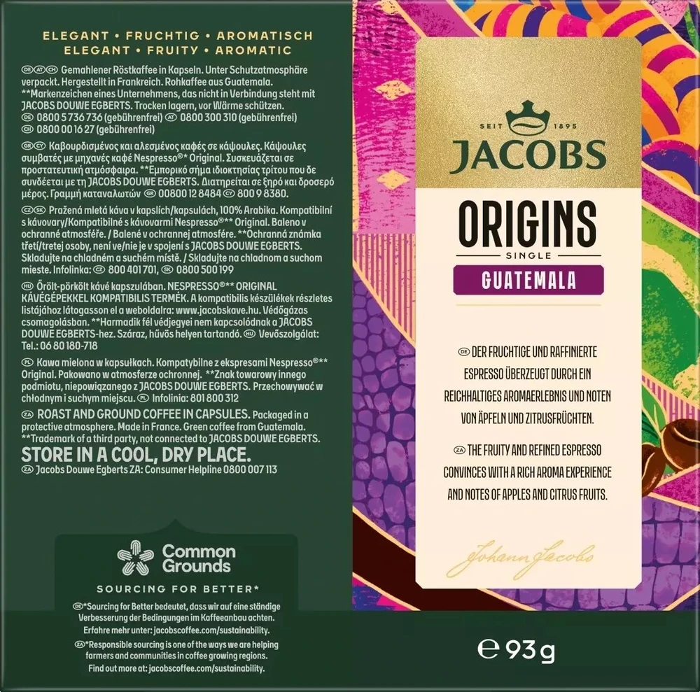 Nespresso kapsulės „Origins Guatemala“ 18 vnt.