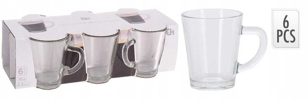 Nespresso Espresso kavos stiklinės 70 ml 6 vnt.